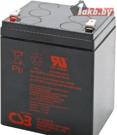 Аккумулятор для ИБП CSB HR1221W F2 (12V/5 A/h)