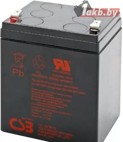 Аккумулятор для ИБП CSB HR1221W F2 (12V/5 A/h)