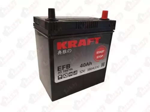 Kraft EFB Asia (40 A/h), 380A R+