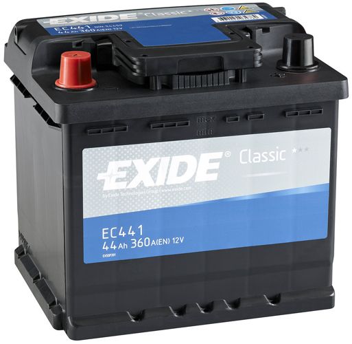 Exide Classic EC441 (44 A/h), 380A L+