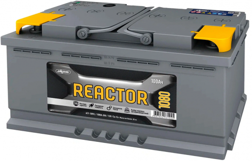 АКОМ Reactor 6CT-100 (100 A/h), 1080A L+
