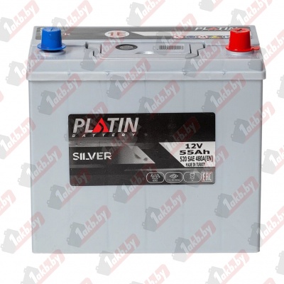 PLATIN ASIA SILVER (55 A/h), 480A R+ т.кл.