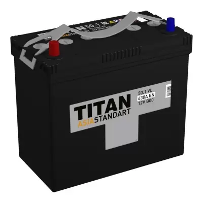 Titan Asia Standart (50 А/h), 430A R+