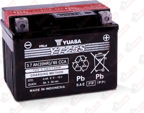 Yuasa YTZ5S-BS (3,5 A/h), 65A R+