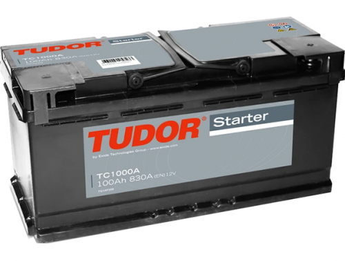 Tudor Starter TC1000A (100 A/h), 830A R+