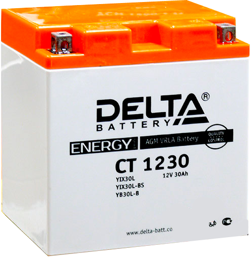 Delta CT 1230 (YIX30L,YIX30L-BS,YB30L) (30 A/h), 330A R+