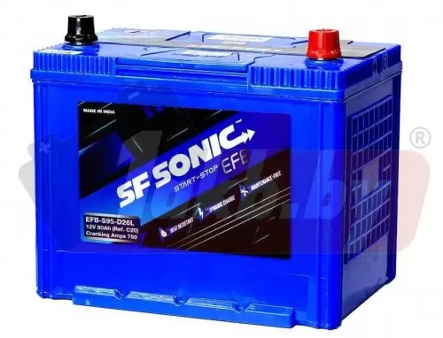 SF SONIC EFB ASIA (80 A/h), 750 R+ (Exide), D26