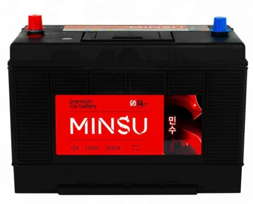 MINSU (110 A/h), 1000A L+ болт. (D2)