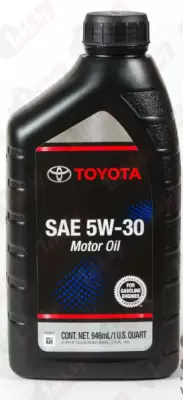 TOYOTA 002791QT5W6S моторное полусинтетическое 946мл - 5W30 Motor Oil (SN)