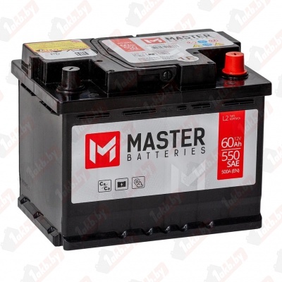 MASTER BATTERIES (60 A/h), 500A R+