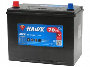 Hawk Asia (70 A/h), 650A L+ с бортом