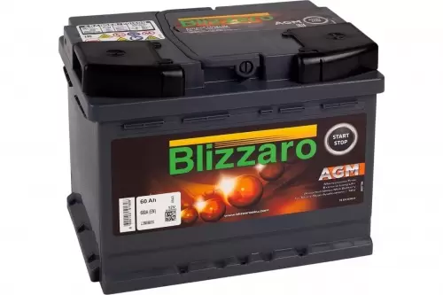 Blizzaro AGM Start&Stop (60 A/h) 680A R+