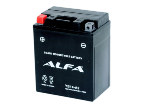 ALFA YB14-A2 AGM (14 A/h), 190A L+