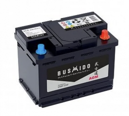 Bushido AGM (65 A/h), 680A R+ Bushido AGM (65 A/h), 680A R+