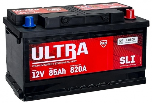 ULTRA PRO (85 A/h), 820A R+ низ.