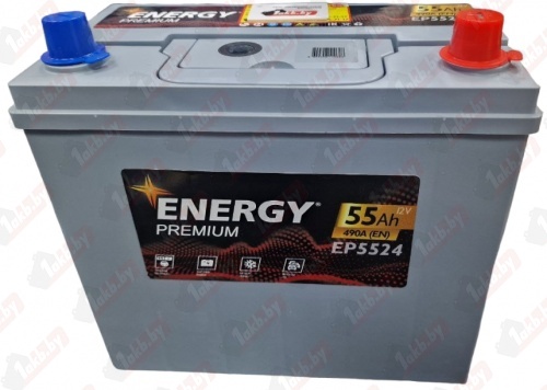 Energy Premium Asia EP5524 (55 A/h), 490A R+ (2023г)