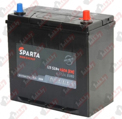 SPARTA High Energy Asia (52 A/h), 450 R+ т. кл.