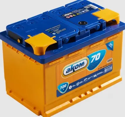 АКОМ 6CT-70 Евро (70 A/h), 720А R+