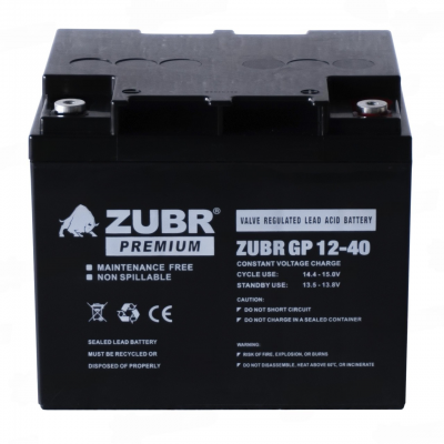 Аккумулятор для ИБП Zubr AGM (40 A/h) 12V