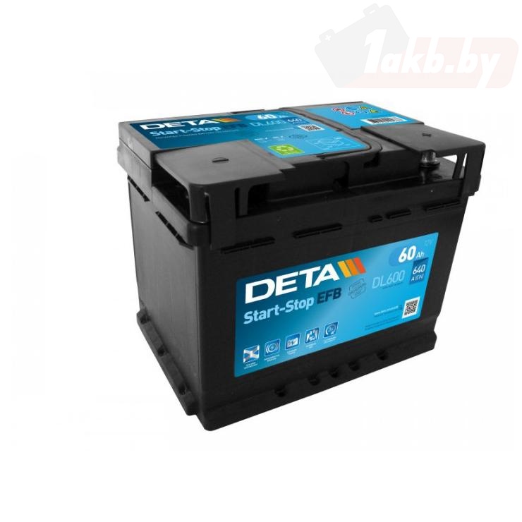 Deta Start-Stop EFB DL752 (75 A/h), 730A R+