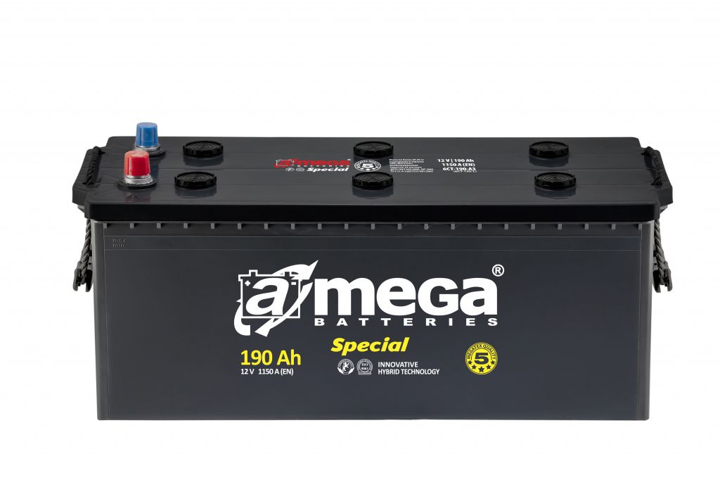 A-mega Special 6СТ-190-A3 (190 A/h), 1150А L+