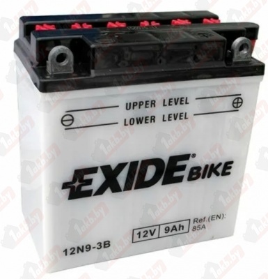 Exide 12N9-3B (9 A/h), 85A R+