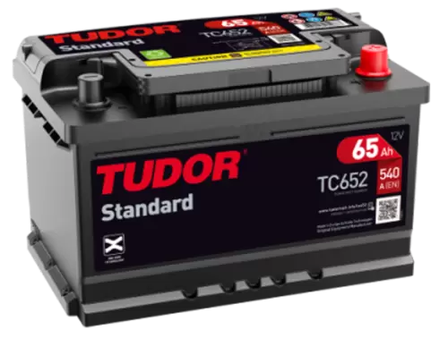 Tudor Standart TC652 (65 А/ч), 540A R+