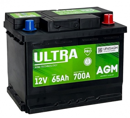 ULTRA PRO AGM (65 A/h), 700A R+