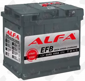 ALFA EFB (50 А/h), 450A R+