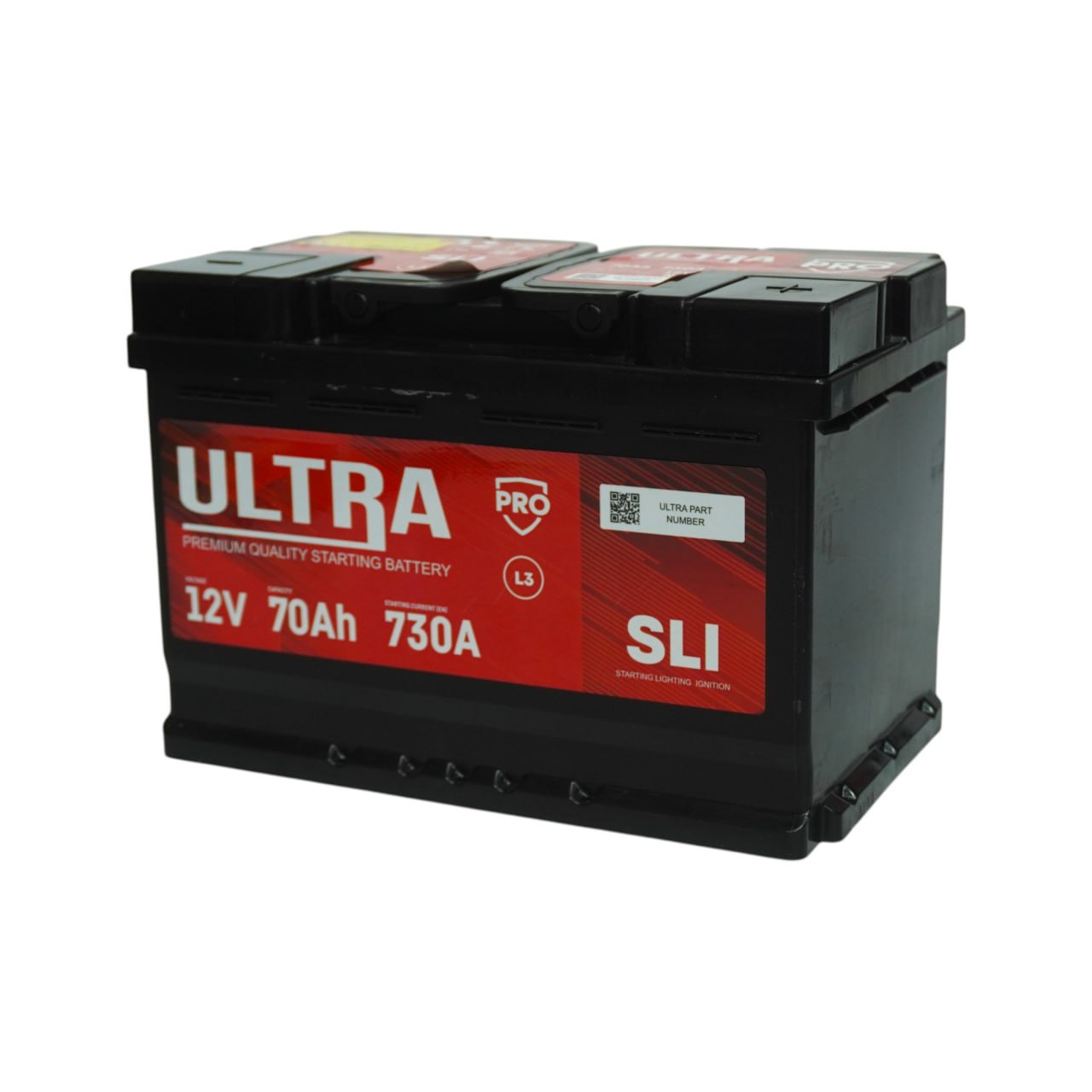 ULTRA PRO 70Ah 730A R+ Обратная полярность, Высокий пусковой ток для Toyota Land Cruiser Prado - фото 2