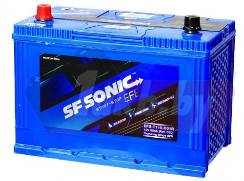 SF SONIC EFB ASIA (95 A/h), 820A L+ (Exide)