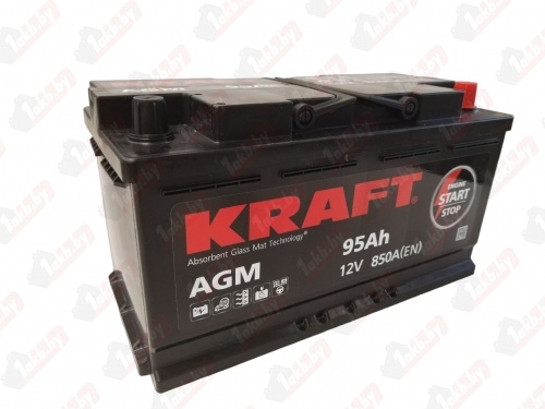 KRAFT AGM (95 A/h) 850A R+