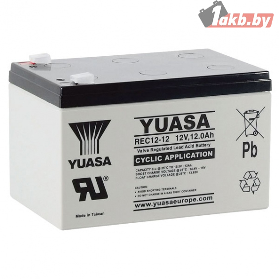 Yuasa RE-C22-12I (22 А/ч) AGM VRLA, увеличенная емкость для ИБП и охранных систем Yuasa RE-C22-12I (22 А/ч) AGM VRLA, увеличенная емкость для ИБП и охранных систем