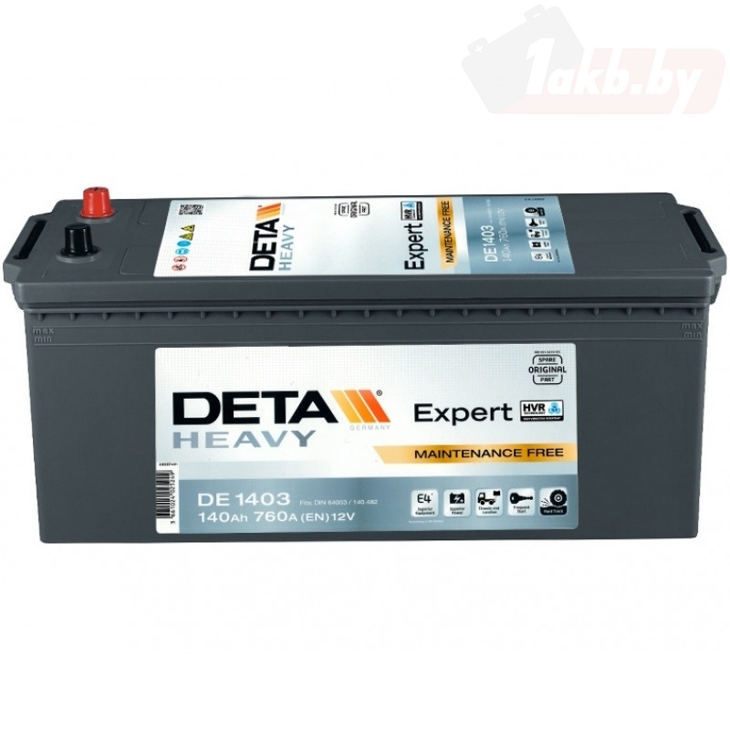 Deta HVR PRO DE1403 (140 A/h), 800A L+