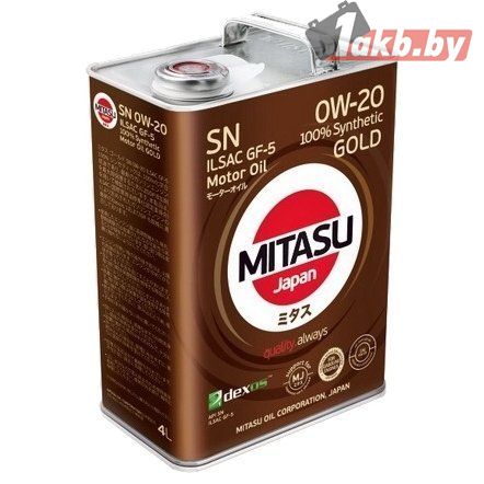 Mitasu MJ-102 0W-20 4л