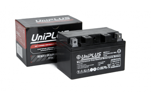 UniPLUS EBZ10-4-1 (YTZ10S-BS) (8.6 А/ч, 150А) L+, AGM мотоаккумулятор 150×87×93 мм