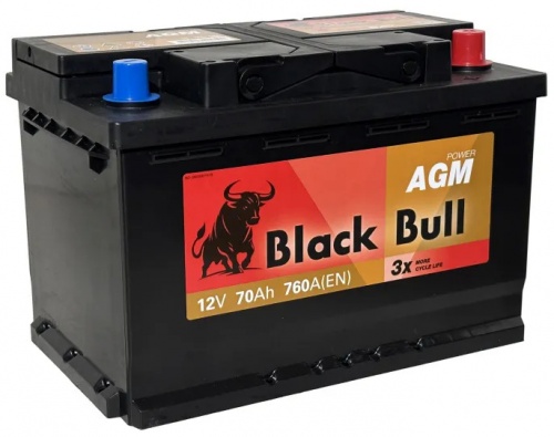 BLACK BULL AGM (Camel Group) (70 A/h), 760A R+