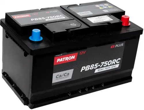 PATRON PLUS PB85-750RC (85 A/h) 750A R+ низ.