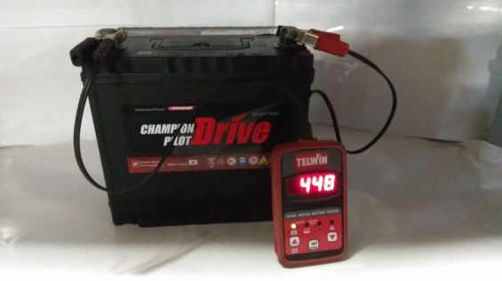 Champion 55D23L (60 А/ч, 448А EN) Обратная (R+), JIS D23 для Mazda CX-5, Toyota Camry