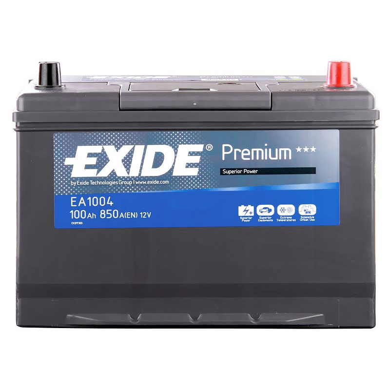 Exide Premium EA1004 (100 A/h), 850A R+