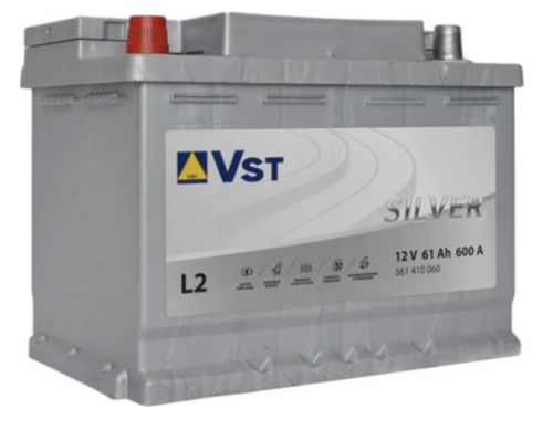 VST SILVER (61 A/h), 600A L+