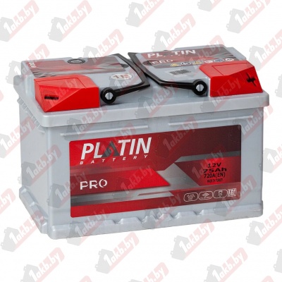 PLATIN PRO (75 A/h), 740A R+ низ.