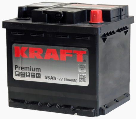 KRAFT Premium (55 A/h), 550A R+