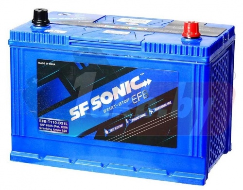 SF SONIC EFB ASIA (95 A/h), 820A R+ (Exide)