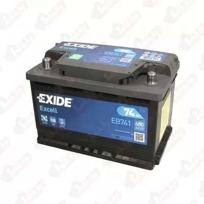 Exide Excell EB741 (74 A/h), 680A L+