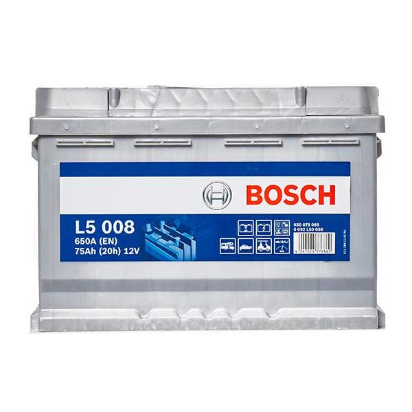 Bosch L5 008 (75 А/h), 650A R+ (930 075 065)
