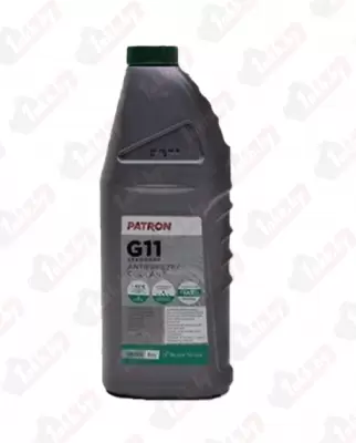 PATRON PCF4001 Антифриз 1кг (0.87л) - зеленый готовый, PATRON GREEN G11, TL 774-C, SAE J1034, N600690, MS-7170, MAN 324 NF, MB 325.0, B0400240, 6901599, 1286083