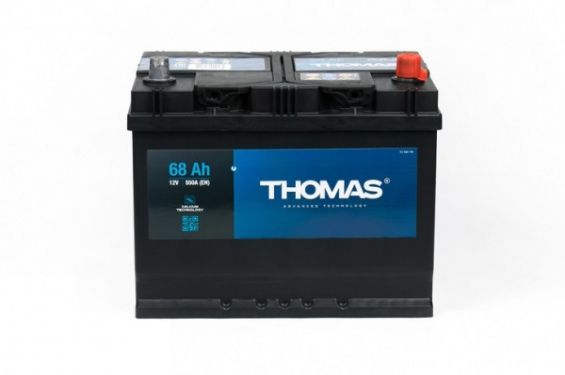 Thomas Asia U-670-D26 (68 А/ч, 640А) Обратная полярность, JIS D26 низкий корпус для Mazda CX-5 и Toyota RAV4 - фото 1