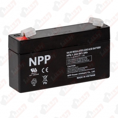 Аккумулятор для ИБП NP (1,3 A/h), 6V