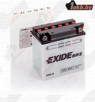 Exide EB9-B (9 A/h), 100A L+